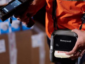 Etiquetado de paquetes móvil